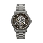 Kenneth Cole Automatic Brown Dial Grey Stainless Steel Watch for Men