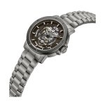 Kenneth Cole Automatic Brown Dial Grey Stainless Steel Watch for Men - Image 2