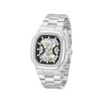 Kenneth Cole Automatic Black Dial Silver Stainless Steel Watch for Men - Image 3