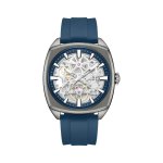 Kenneth Cole Automatic Blue Dial Blue Silicone Strap Watch for Men