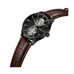 Kenneth Cole Skeleton Automatic Black Dial Watch for Men - Image 2