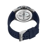Kenneth Cole Automatic Blue Round Dial Silicone Watch for Men - Image 3