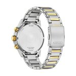 Citizen Quartz Chronograph Men's Watch Green Dial Two-Tone Stainless Steel - Image 3