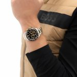 BOSS Hero 2.0 Men's Chronograph Watch Black Dial Two-Tone Stainless Steel - Image 4