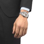 TISSOT Gentleman Open Heart 40mm
Silver Dial Swiss Automatic Men's Watch - Image 5
