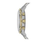 Fossil Dean Chronograph Men's Watch | Silver & Gold Stainless Steel Silver Dial - Image 2