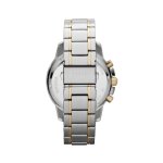 Fossil Dean Chronograph Men's Watch | Silver & Gold Stainless Steel Silver Dial - Image 3