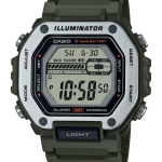 Casio Youth Unisex Green Dial Digital Resin Illuminator Digital Watch with 100M Water Resistance - Image 2