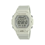 Casio Youth Unisex  Step Tracker Digital White Resin Watch 100M Water Resistant
