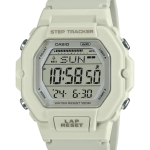Casio Youth Unisex  Step Tracker Digital White Resin Watch 100M Water Resistant - Image 2