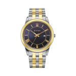 Titan Karishma Festive Men’s Quartz Analog Watch with Royal Blue Dial & Dual-Tone - Image 2