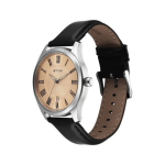 Titan Neo Roman Men's Quartz Analog Watch with Date Rose Gold Dial & Black Leather Strap - Image 5