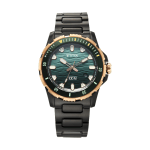 Titan Zero Hour Diver's Men's Quartz Analog Watch Blue Dial, Black Stainless Steel Bracelet & 100M Water Resistance