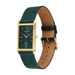 Titan Edge Monture Men's Ultra Slim Quartz Analog Watch Green Dial & Green Leather Strap - Image 5