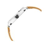 Titan Urban Edge Men's Quartz Analog Watch Lustrous White Dial & Tan Leather Strap - Image 2