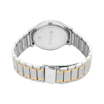 Titan Lagan Men's Quartz Analog Watch White Dial, Day & Date, Two-Tone Stainless Steel Strap - Image 3