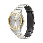 Titan Regalia Dodecagon Silver Dial Analog Watch for Men Two-Tone Stainless Steel Strap - Image 4