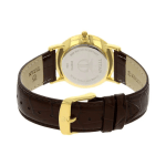 Titan Quartz Analog Watch with Date for Men White Dial | Brown Leather Strap - Image 3