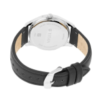 Titan Workwear Black Dial Analog Watch for Women Black Leather Strap | Quartz Movement - Image 4