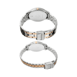 Titan Bandhan Couple Analog Watch with Date Silver Dial | Two-Tone Stainless Steel Strap - Image 5