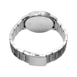 Titan Workwear White Dial Analog Watch with Date for Men Silver Stainless Steel Strap | Quartz Movement - Image 3