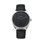 Titan Workwear Black Dial Analog Watch for Men Black Leather Strap | Quartz Movement