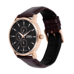 Casio Enticer Men Analog Black Dial Leather Strap A2460 - Image 3