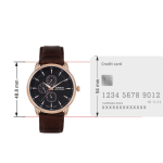 Casio Enticer Men Analog Black Dial Leather Strap A2460 - Image 5