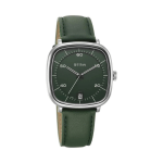 Titan Neo Curve Quartz Analog with Date Green Dial Watch for Men Forest Green Dial | Green Leather Strap | Date Display