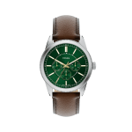 Fossil Pearson Multifunction Watch for Men Green Dial & Brown Leather
42mm Stainless Steel Case