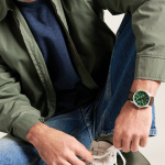 Fossil Pearson Multifunction Watch for Men Green Dial & Brown Leather
42mm Stainless Steel Case - Image 6