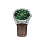 Fossil Pearson Multifunction Watch for Men Green Dial & Brown Leather
42mm Stainless Steel Case - Image 3