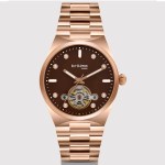 Britime Automatic Rose Gold Brown Women's Watch 2567-M30603