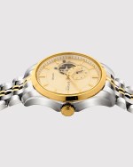 Britime Men Automatic Gold Dial Multi-Function Stainless Steel Watch 166-M20904 - Image 3