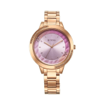 Titan Razzle Dazzle Women’s Watch Pink Purple Dial & Rose Gold Stainless Steel Strap