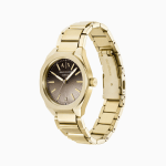 Armani Exchange Sync Women Gold Dial Analog Watch | Gold Stainless Steel - Image 2